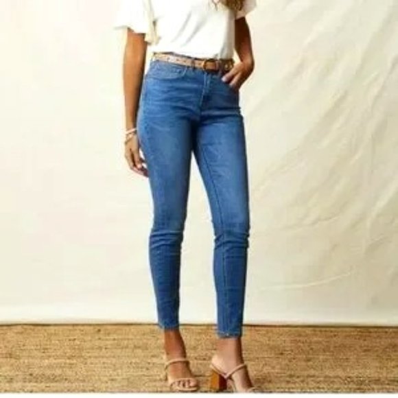 Matilda Jane Jeans of Your Dreams Skinny High Waist Stretchy Boho Size 6 #336098 - Picture 1 of 15